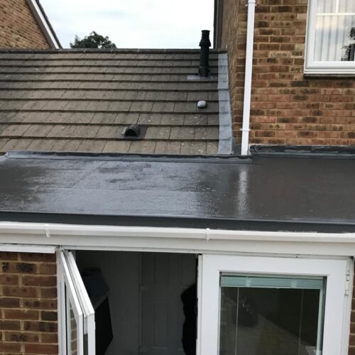 flat conservatory roof