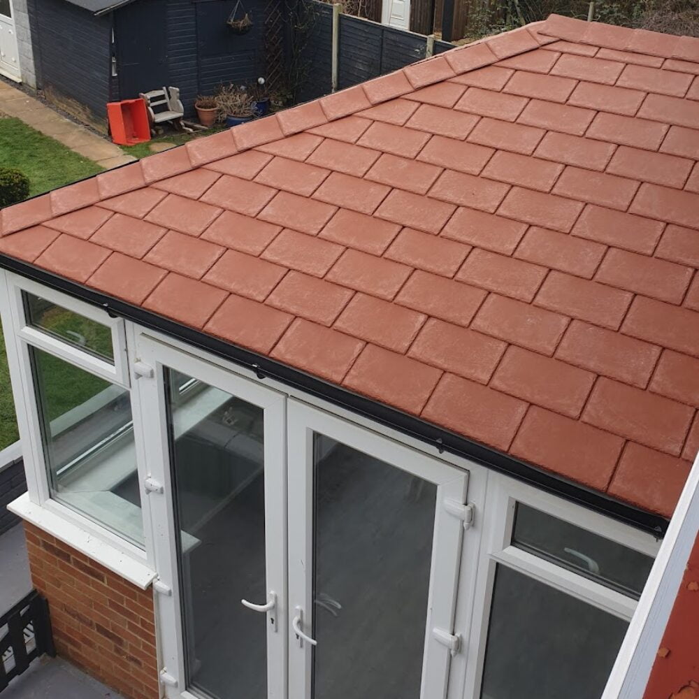 conservatory roof with tiles